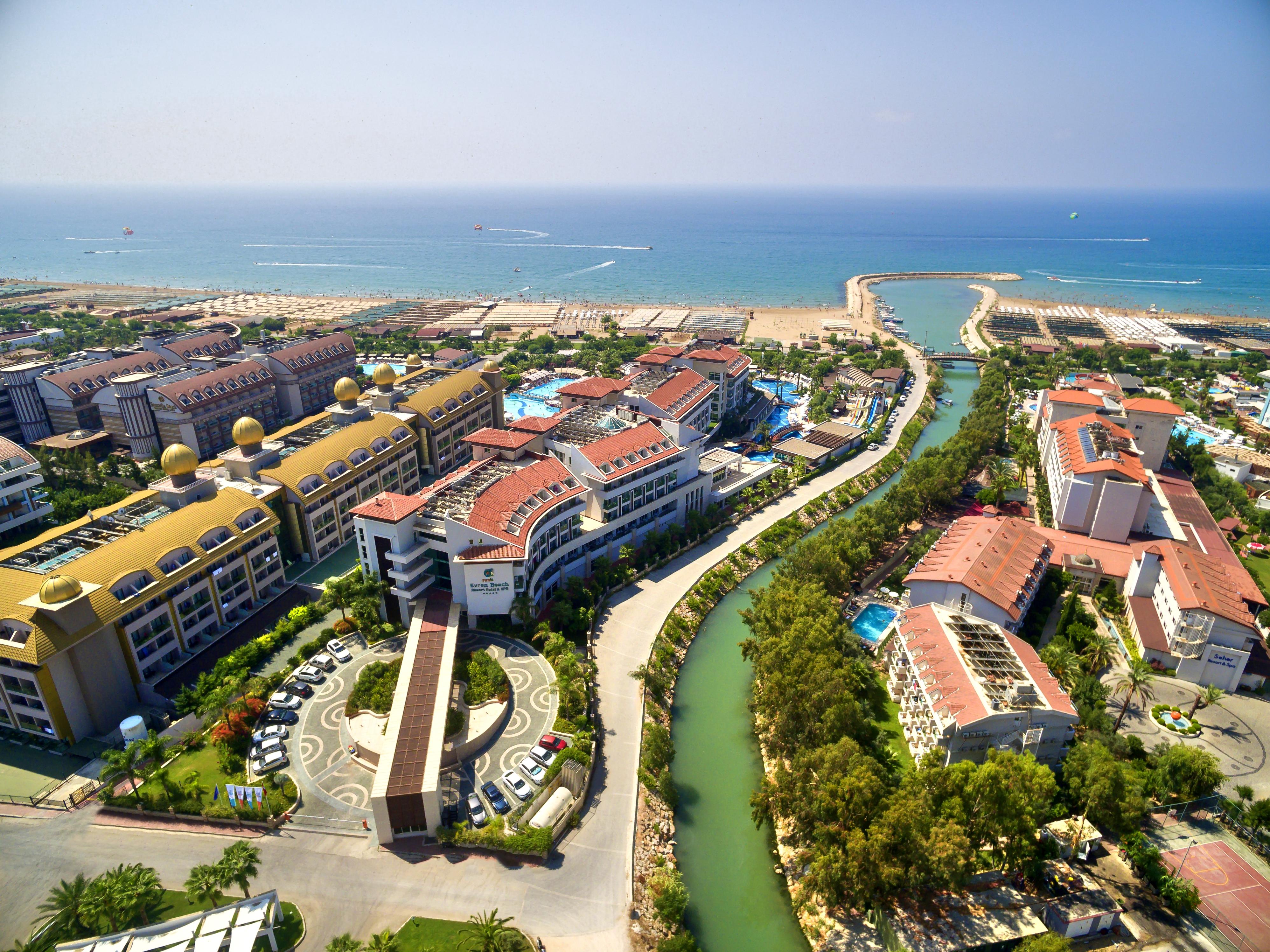 Sunis Evren Beach Resort Hotel & Spa Side Exterior foto